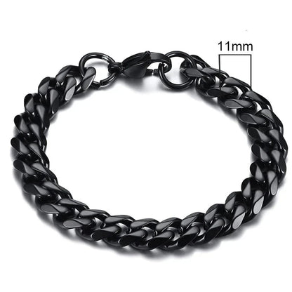 CurbX – Men’s Classic Stainless Steel Bracelet CurbX – Men’s Classic Stainless Steel Bracelet Blue Wolf Store 