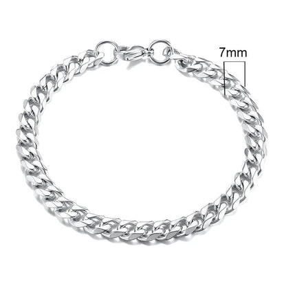 CurbX – Men’s Classic Stainless Steel Bracelet CurbX – Men’s Classic Stainless Steel Bracelet Blue Wolf Store 