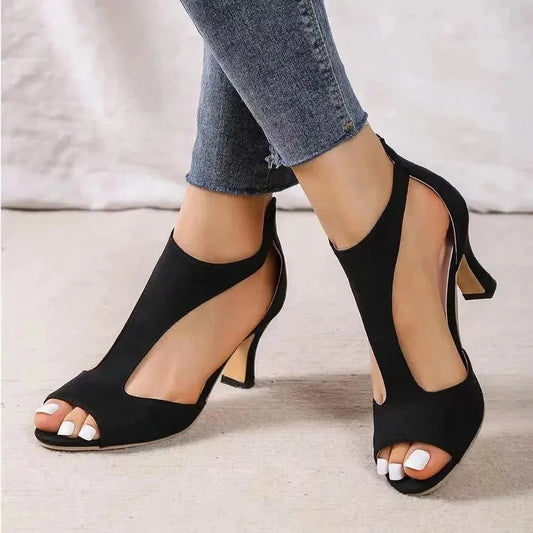 Daphine – High Heel Leather Sandal Daphine – High Heel Leather Sandal Blue Wolf Store 