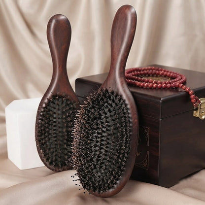 Detangling Hair Brush with Massage Cushion for Wet & Dry Hair - VelluTouch Detangling Hair Brush with Massage Cushion for Wet & Dry Hair - VelluTouch Blue Wolf Store 