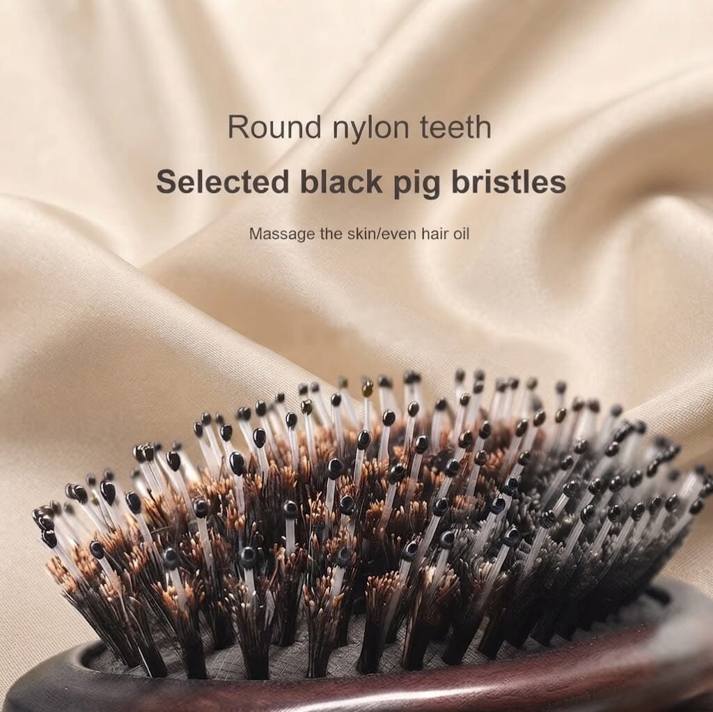 Detangling Hair Brush with Massage Cushion for Wet & Dry Hair - VelluTouch Detangling Hair Brush with Massage Cushion for Wet & Dry Hair - VelluTouch Blue Wolf Store 