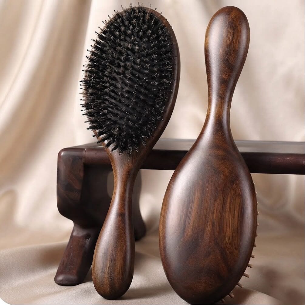 Detangling Hair Brush with Massage Cushion for Wet & Dry Hair - VelluTouch Detangling Hair Brush with Massage Cushion for Wet & Dry Hair - VelluTouch Blue Wolf Store 