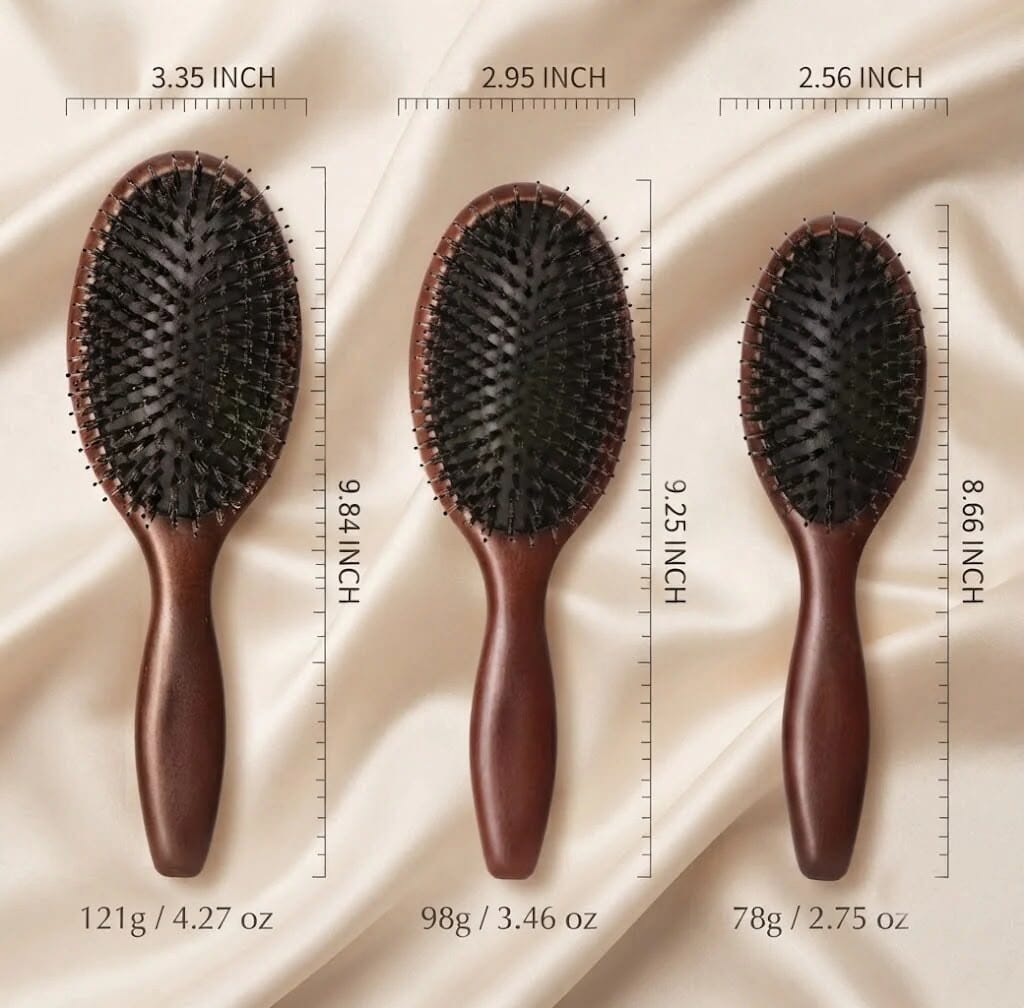 Detangling Hair Brush with Massage Cushion for Wet & Dry Hair - VelluTouch Detangling Hair Brush with Massage Cushion for Wet & Dry Hair - VelluTouch Blue Wolf Store 