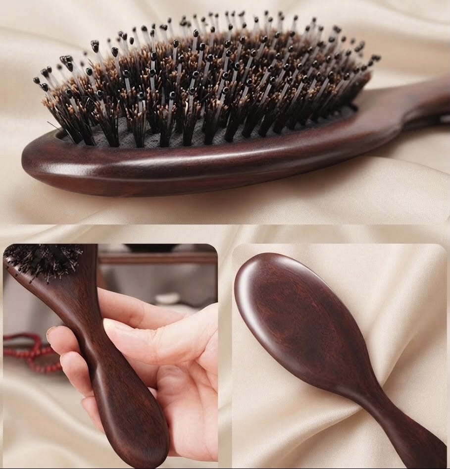 Detangling Hair Brush with Massage Cushion for Wet & Dry Hair - VelluTouch Detangling Hair Brush with Massage Cushion for Wet & Dry Hair - VelluTouch Blue Wolf Store 
