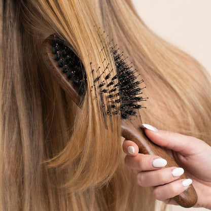 Detangling Hair Brush with Massage Cushion for Wet & Dry Hair - VelluTouch Detangling Hair Brush with Massage Cushion for Wet & Dry Hair - VelluTouch Blue Wolf Store 
