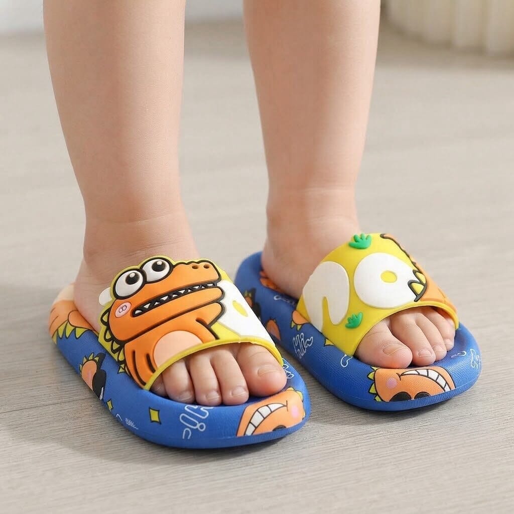Dinosaur Kids' Slippers – Soft, Comfortable & Non-Slip | LittleFlip Dinosaur Kids' Slippers – Soft, Comfortable & Non-Slip | LittleFlip Blue Wolf Store 