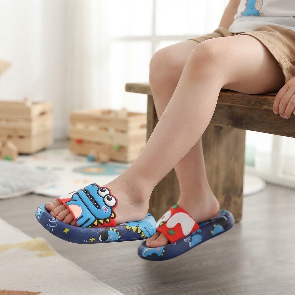 Dinosaur Kids' Slippers – Soft, Comfortable & Non-Slip | LittleFlip Dinosaur Kids' Slippers – Soft, Comfortable & Non-Slip | LittleFlip Blue Wolf Store 