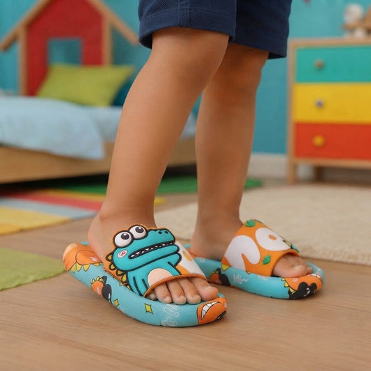 Dinosaur Kids' Slippers – Soft, Comfortable & Non-Slip | LittleFlip Dinosaur Kids' Slippers – Soft, Comfortable & Non-Slip | LittleFlip Blue Wolf Store 