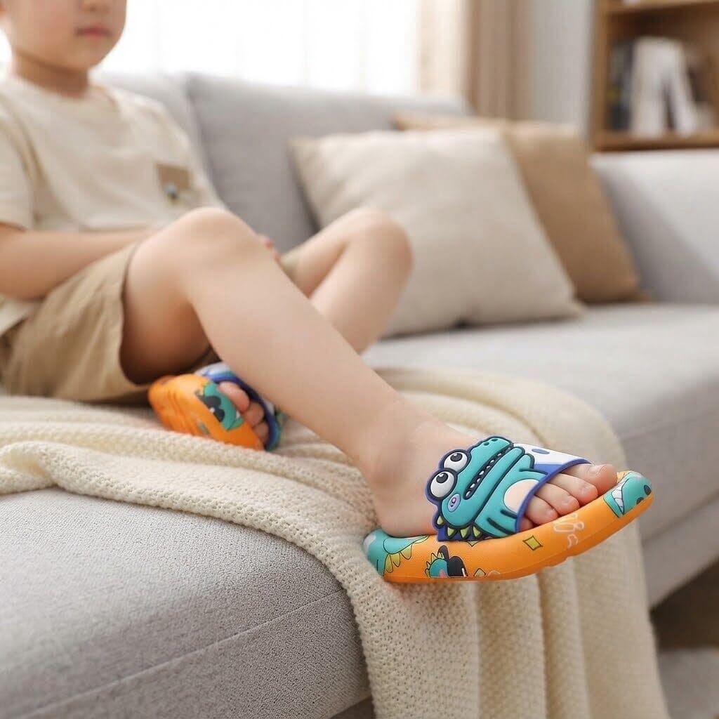 Dinosaur Kids' Slippers – Soft, Comfortable & Non-Slip | LittleFlip Dinosaur Kids' Slippers – Soft, Comfortable & Non-Slip | LittleFlip Blue Wolf Store 