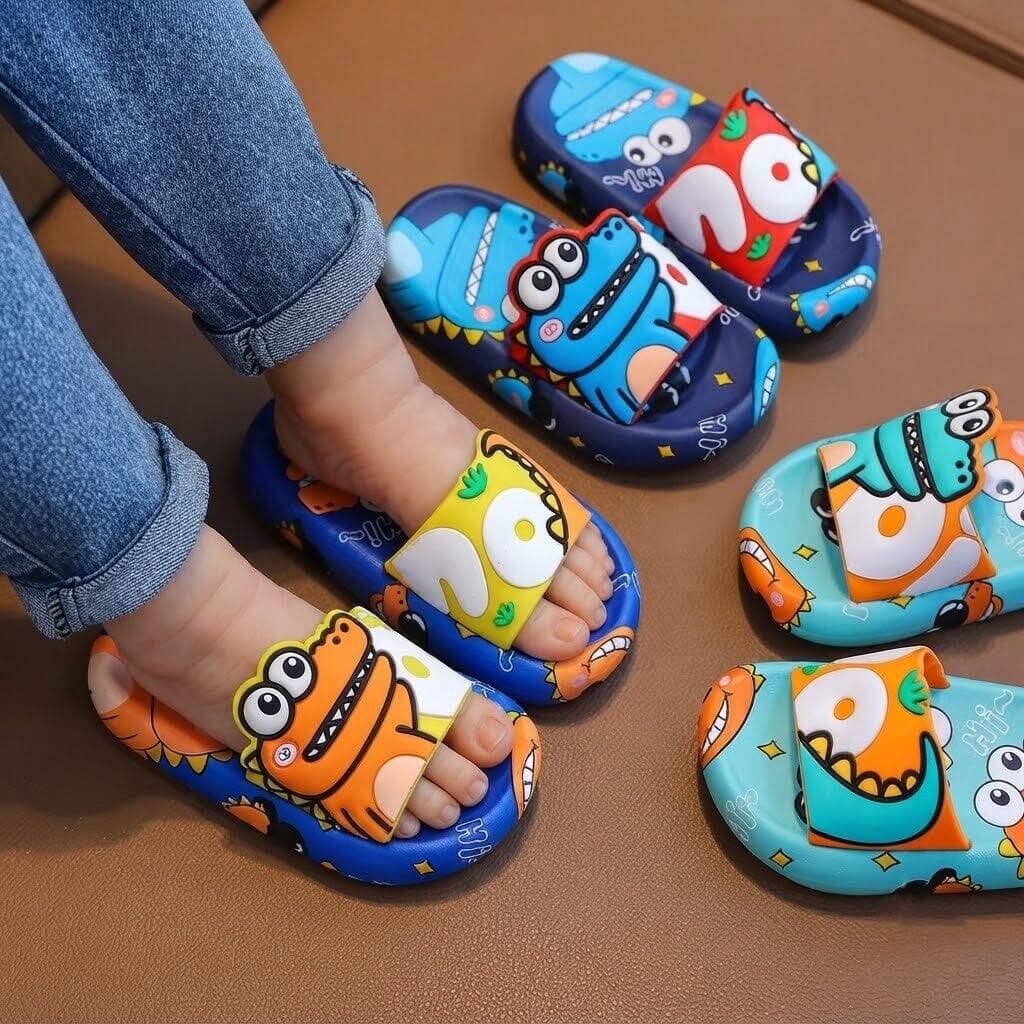 Dinosaur Kids' Slippers – Soft, Comfortable & Non-Slip | LittleFlip Dinosaur Kids' Slippers – Soft, Comfortable & Non-Slip | LittleFlip Blue Wolf Store 