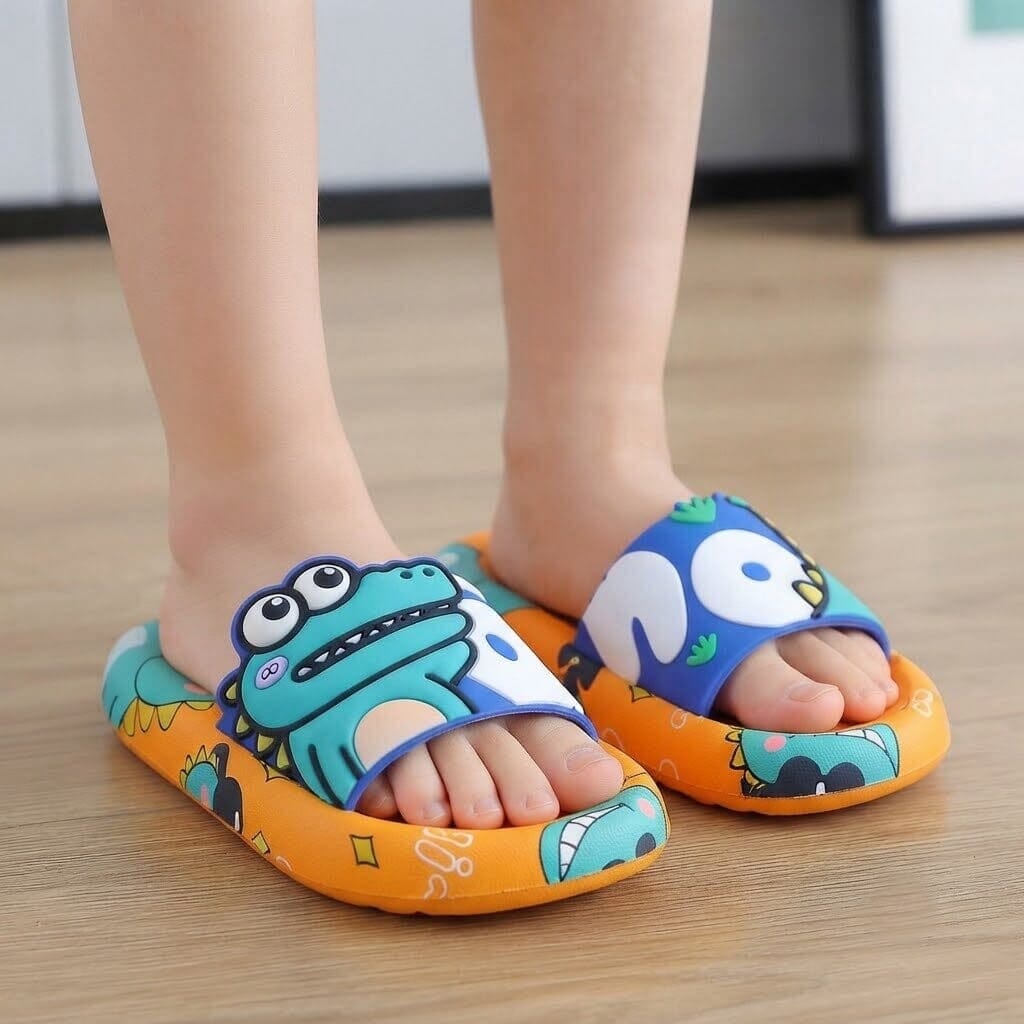 Dinosaur Kids' Slippers – Soft, Comfortable & Non-Slip | LittleFlip Dinosaur Kids' Slippers – Soft, Comfortable & Non-Slip | LittleFlip Blue Wolf Store 