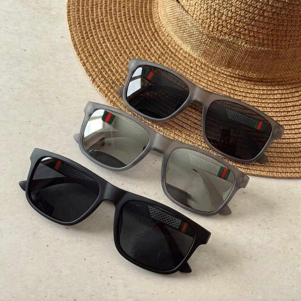 Dominare – Set of 3 Vintage Polarized Sunglasses Dominare – Set of 3 Vintage Polarized Sunglasses Blue Wolf Store 