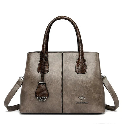 Donnatela Women's Leather Bag Donnatela Women's Leather Bag Blue Wolf Store 