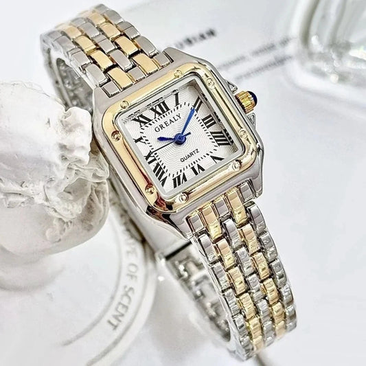 Elara Milano Women's Casual Watch Elara Milano Women's Casual Watch Blue Wolf Store Gold White III 