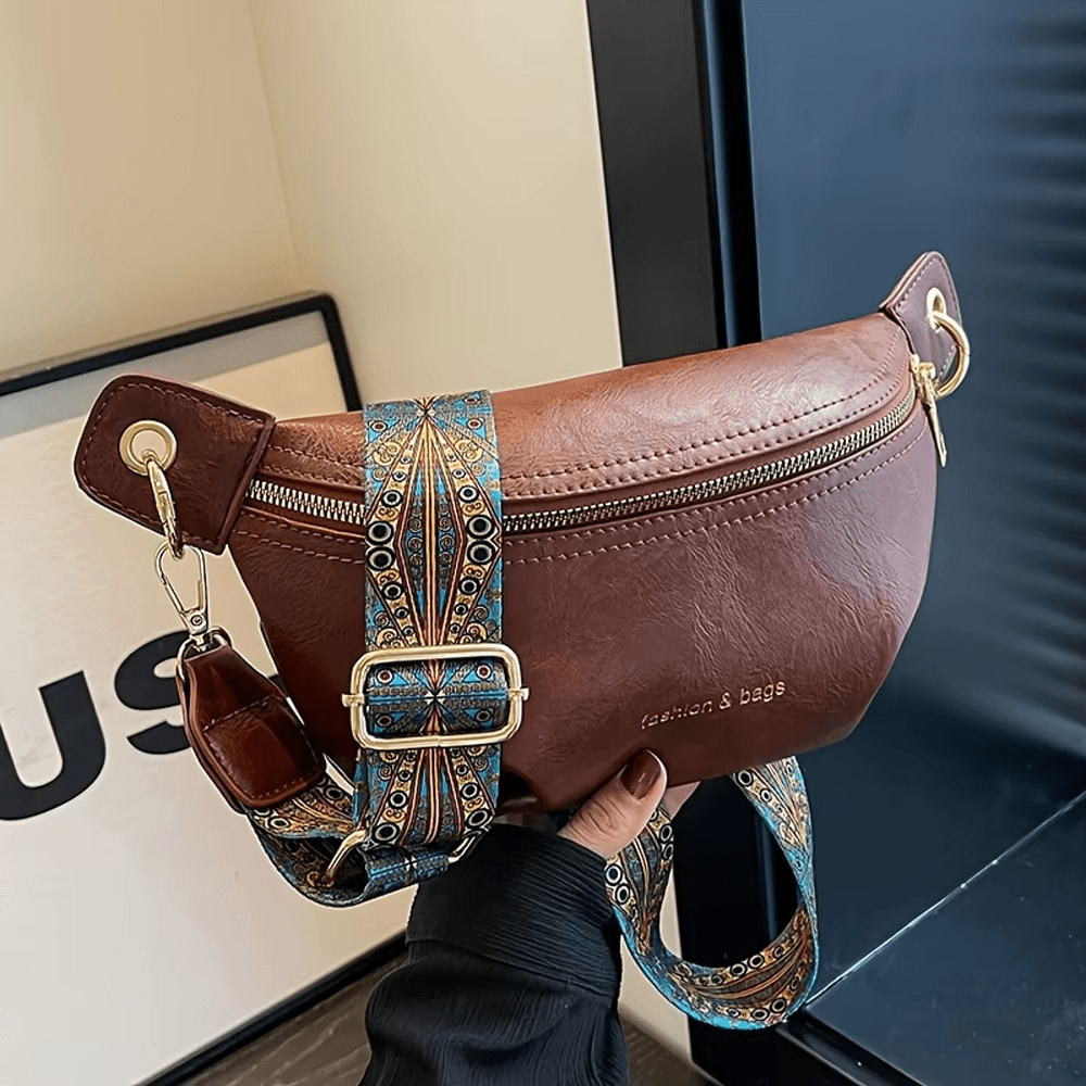 Estelle Retro Leather Crossbody Vintage Bag Estelle Retro Leather Crossbody Vintage Bag Blue Wolf Store 