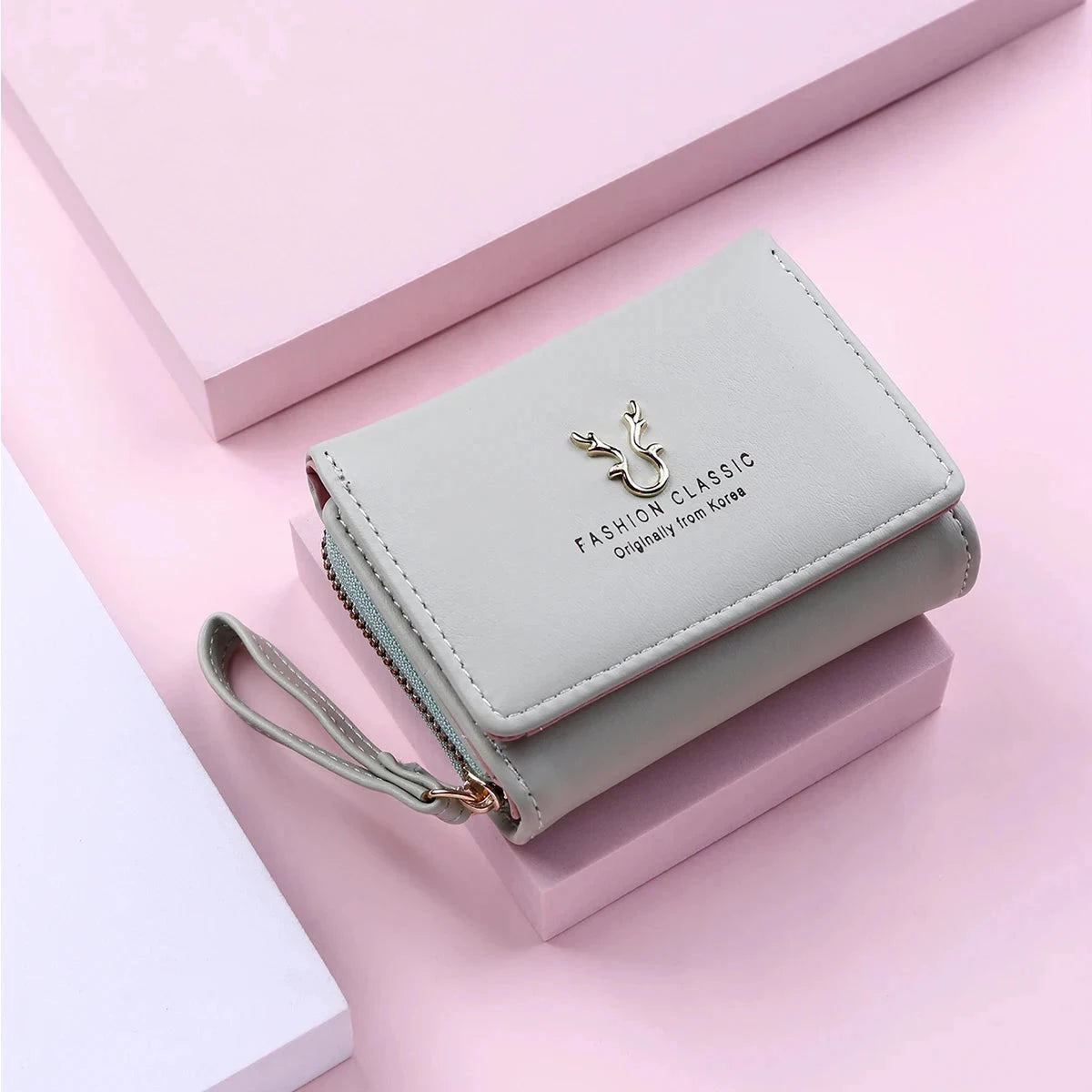 Fashion Célline Women's Small Leather Wallet Fashion Célline Women's Small Leather Wallet Blue Wolf Store 