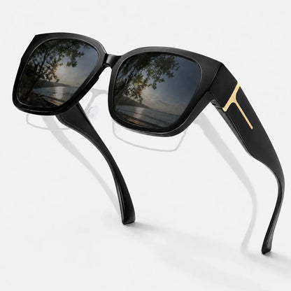 Fashion Fit Over Sunglasses Men Women Polarized UV400 Cover Over Prescription Glasses Driving Fishing Shades Blue Wolf Store 