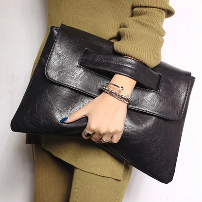 Fashion women envelope clutch bag High quality Crossbody Bags for ladies trend handbag messenger bag large Christmas lady Clutch Blue Wolf Store Black 