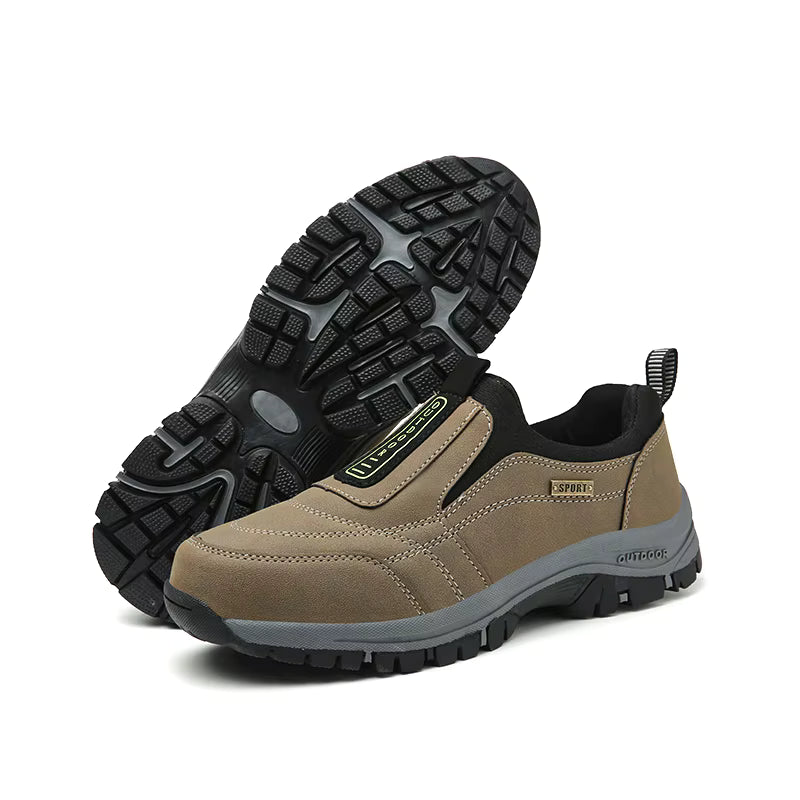 FlexMotion Men's Leather Shoes FlexMotion Footwear Blue Wolf Store 