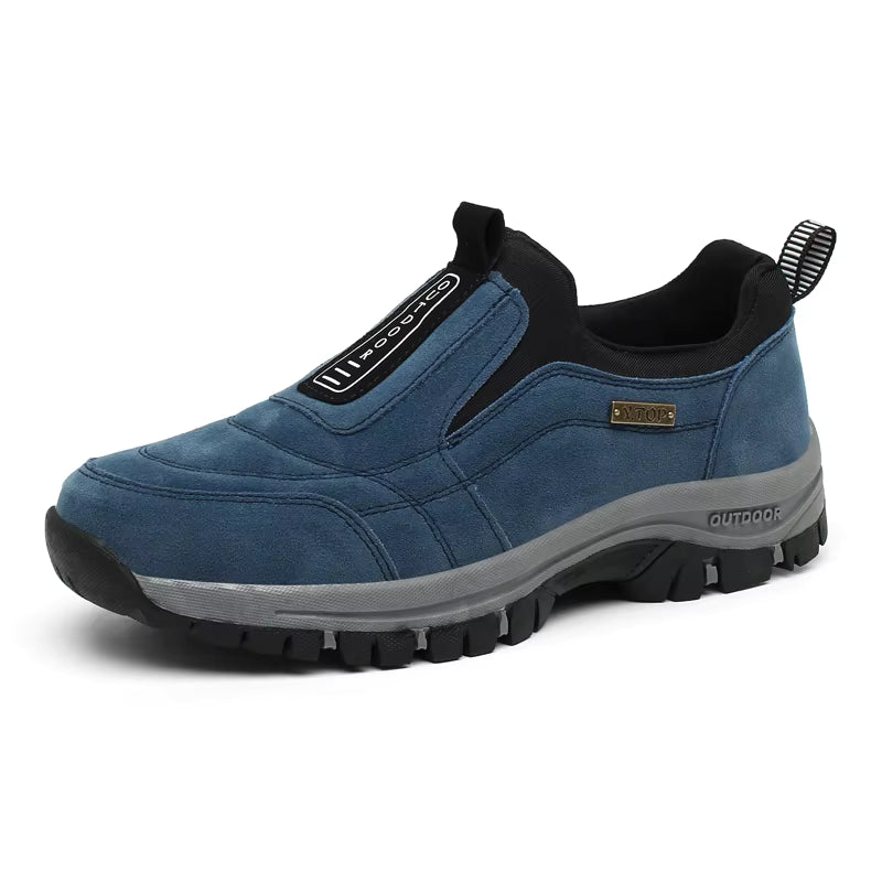 FlexMotion Men's Leather Shoes FlexMotion Footwear Blue Wolf Store Blue US 7/UK 6 