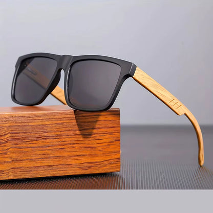 Forestne Duo UV400 Wood Grain Sunglasses (2-Pack) Forestne Duo UV400 Wood Grain Sunglasses (2-Pack) Blue Wolf Store 