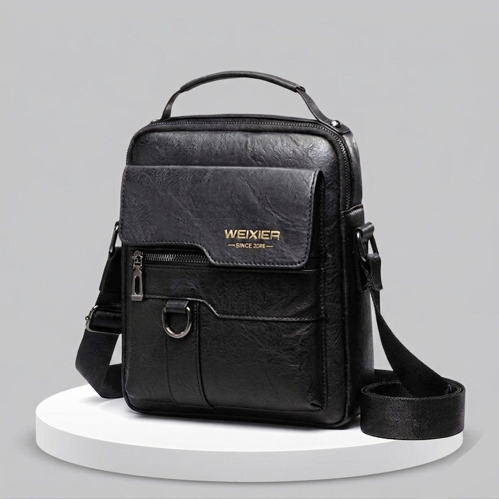 Forgeweix Men's Leather Crossbody Bag Forgeweix Men's Leather Crossbody Bag Blue Wolf Store 