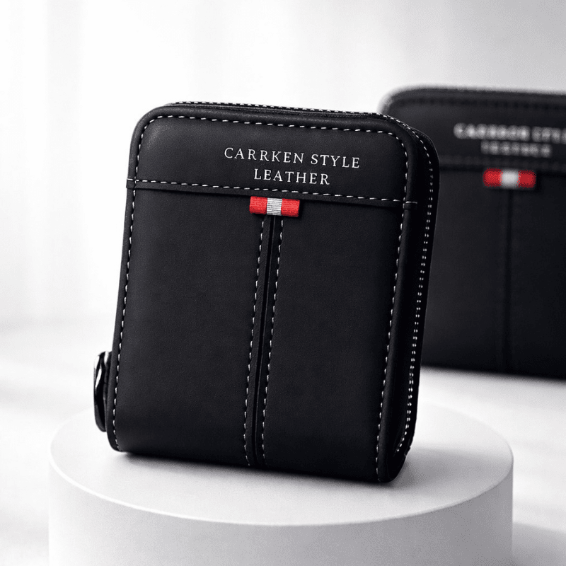 (Free Gift) Luxury Leather Wallet Monarch Luxury Leather Wallet Monarch Blue Wolf Store Black 