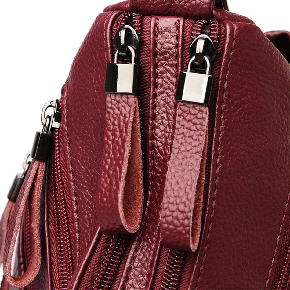 Genuine Brand Leather Sac Luxury Handbags Purse Women Bags Designer Shoulder Crossbody Messenger Bags Female 2021 Waterproof Bag Blue Wolf Store 