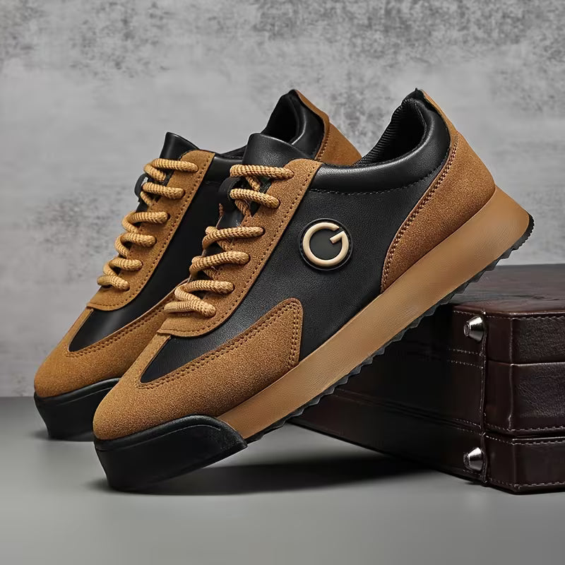 GIORANZ – Versatile Leather Sneakers GIORANZ – Versatile Leather Sneakers Blue Wolf Store 