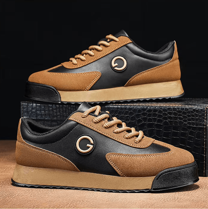 GIORANZ – Versatile Leather Sneakers GIORANZ – Versatile Leather Sneakers Blue Wolf Store 