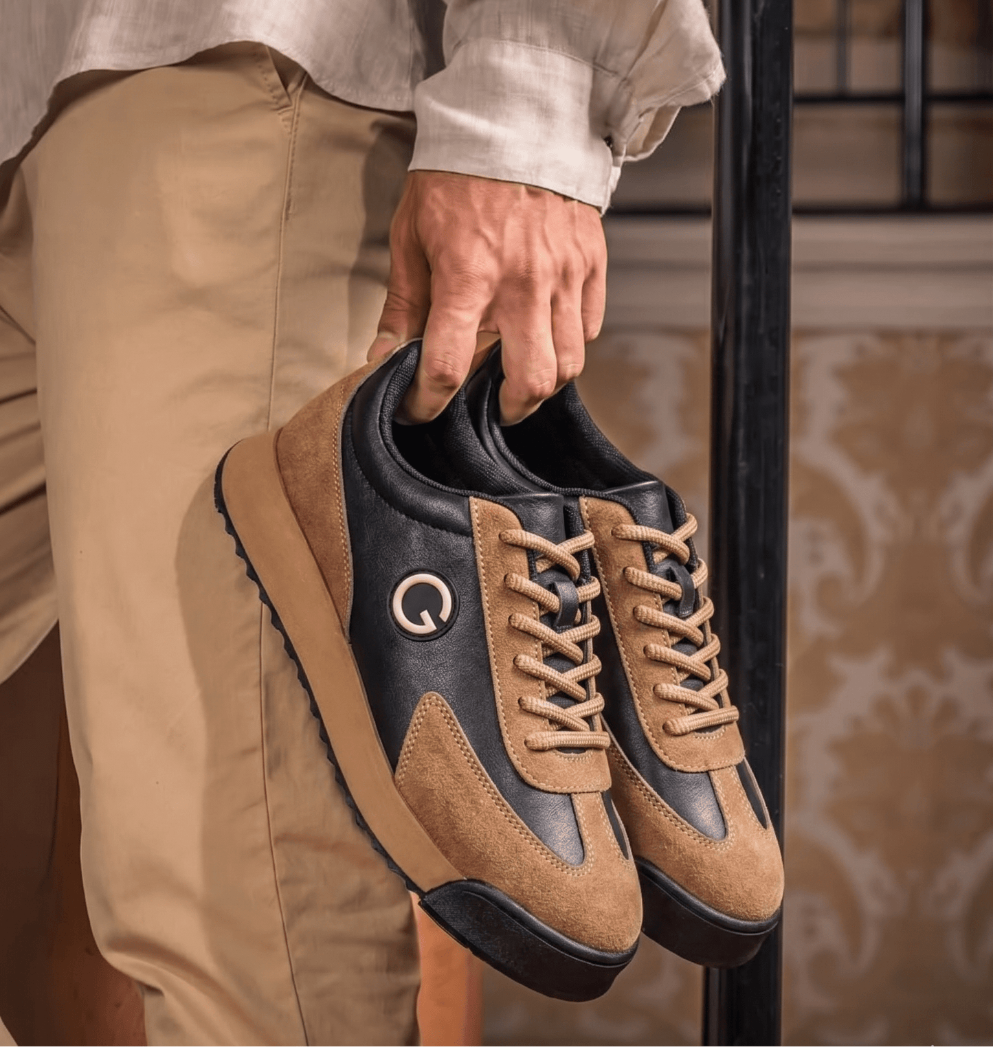GIORANZ – Versatile Leather Sneakers GIORANZ – Versatile Leather Sneakers Blue Wolf Store 