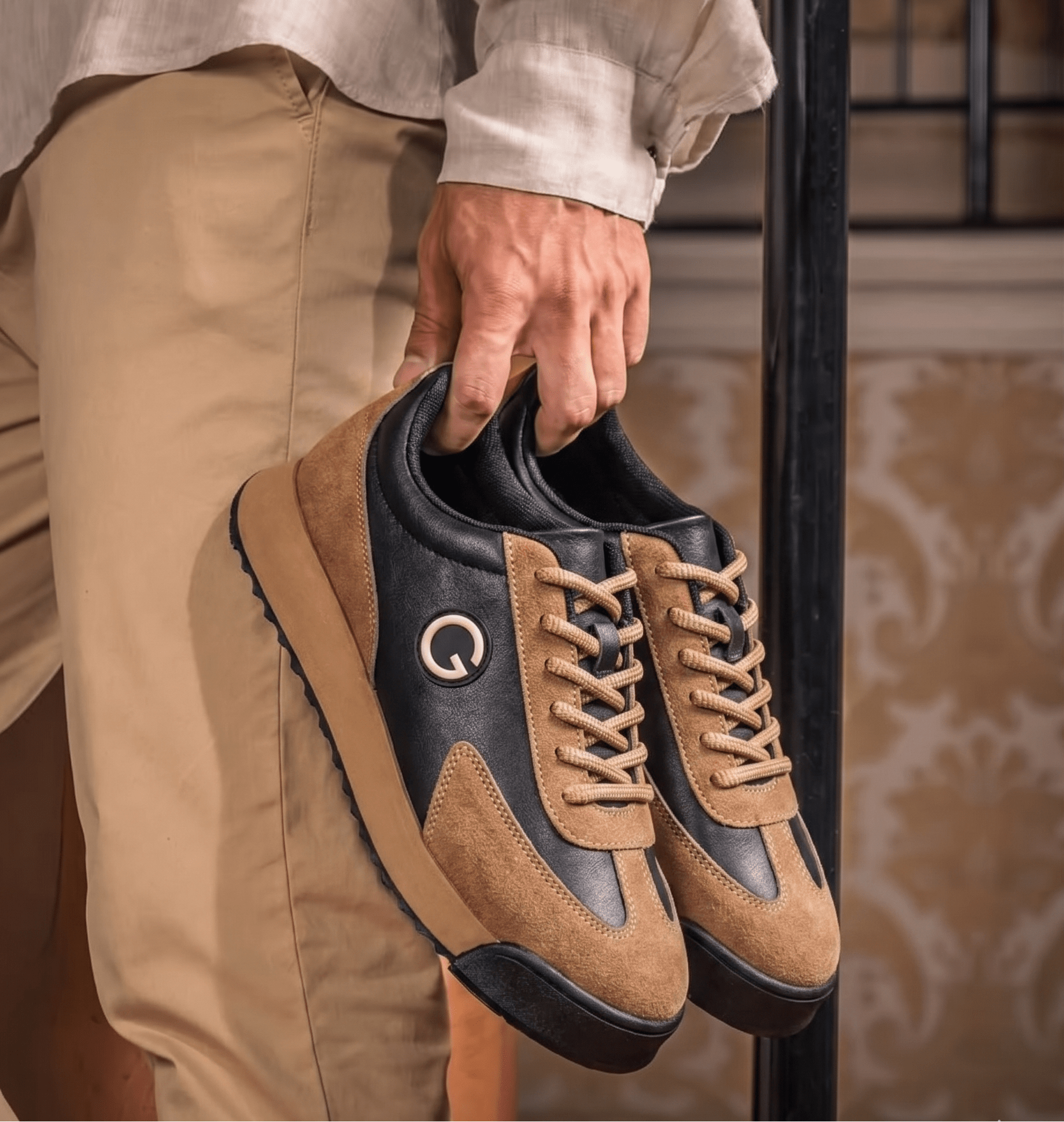 GIORANZ – Versatile Leather Sneakers GIORANZ – Versatile Leather Sneakers Blue Wolf Store 