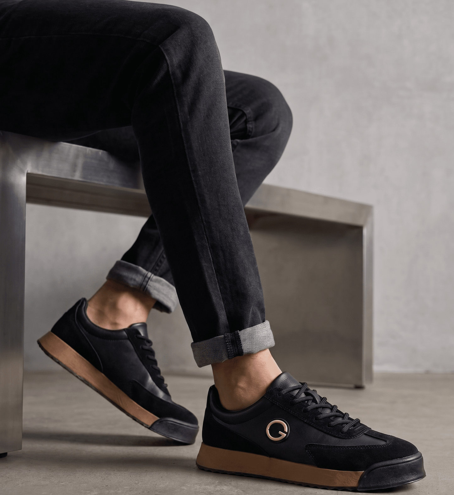 GIORANZ – Versatile Leather Sneakers GIORANZ – Versatile Leather Sneakers Blue Wolf Store 