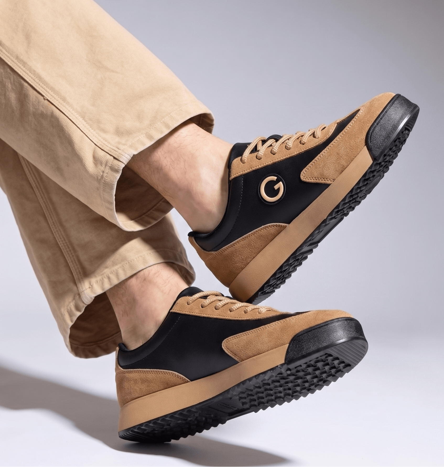 GIORANZ – Versatile Leather Sneakers GIORANZ – Versatile Leather Sneakers Blue Wolf Store 