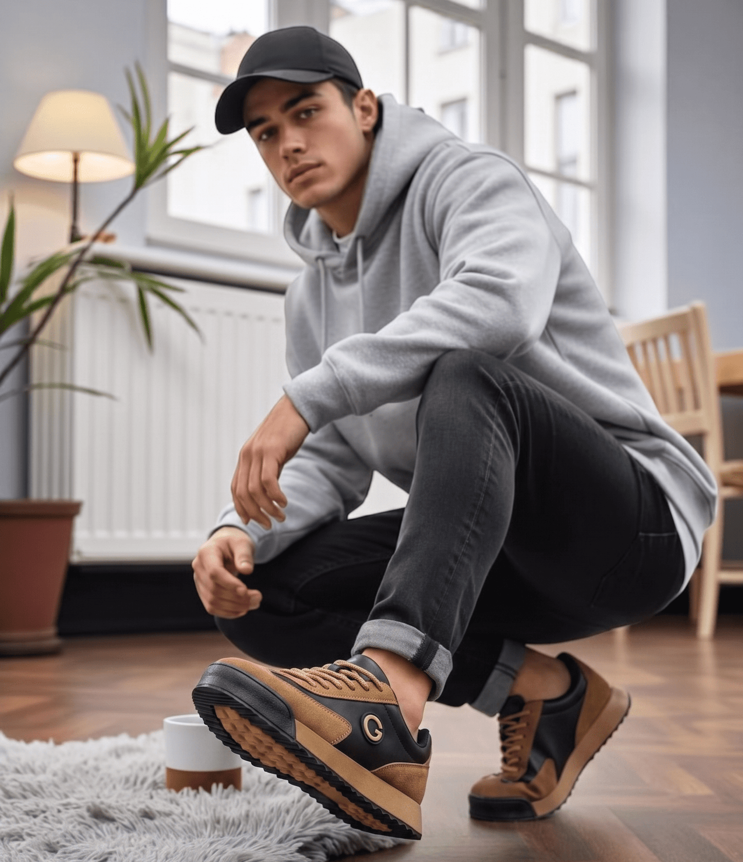 GIORANZ – Versatile Leather Sneakers GIORANZ – Versatile Leather Sneakers Blue Wolf Store 