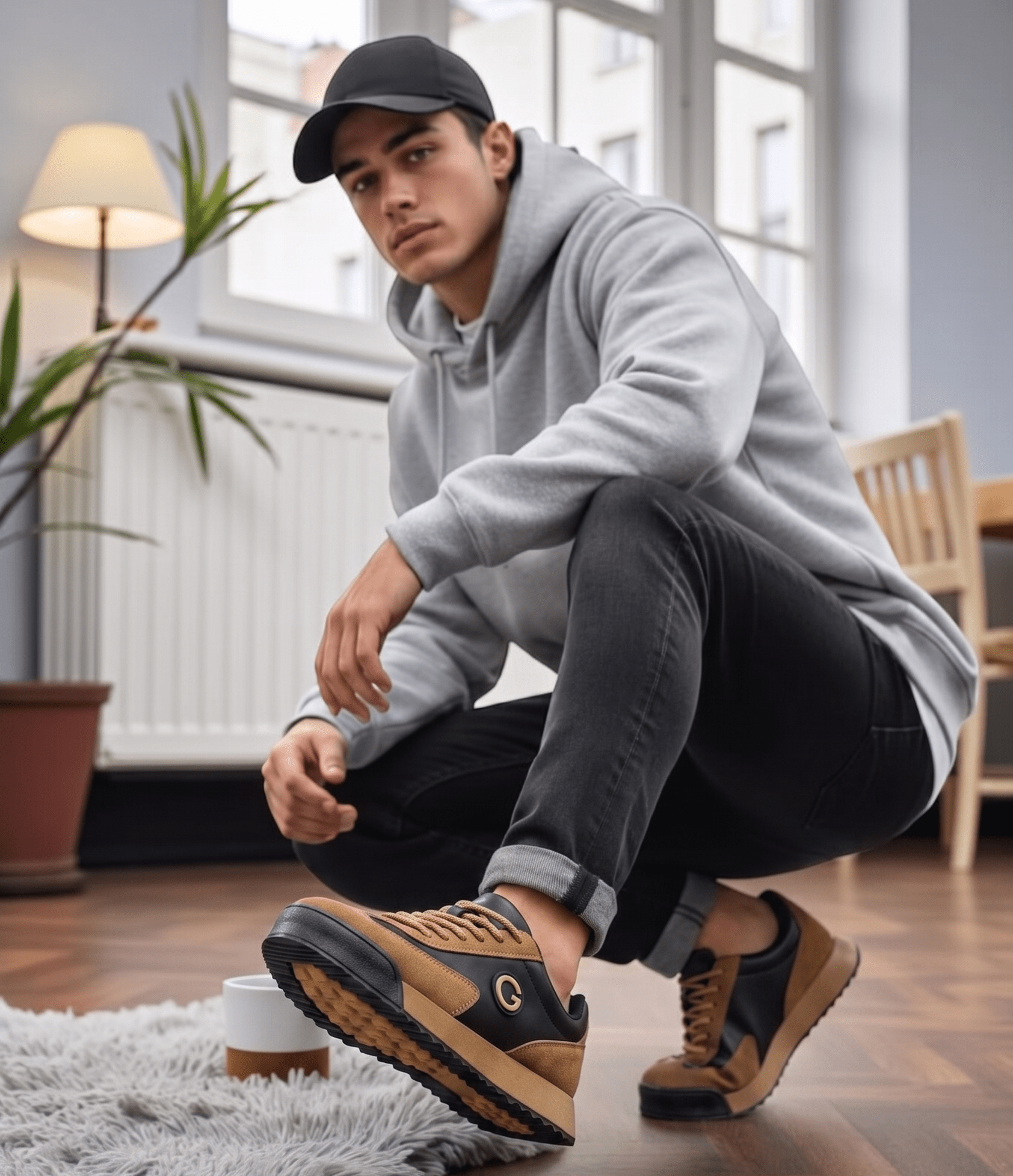 GIORANZ – Versatile Leather Sneakers GIORANZ – Versatile Leather Sneakers Blue Wolf Store 