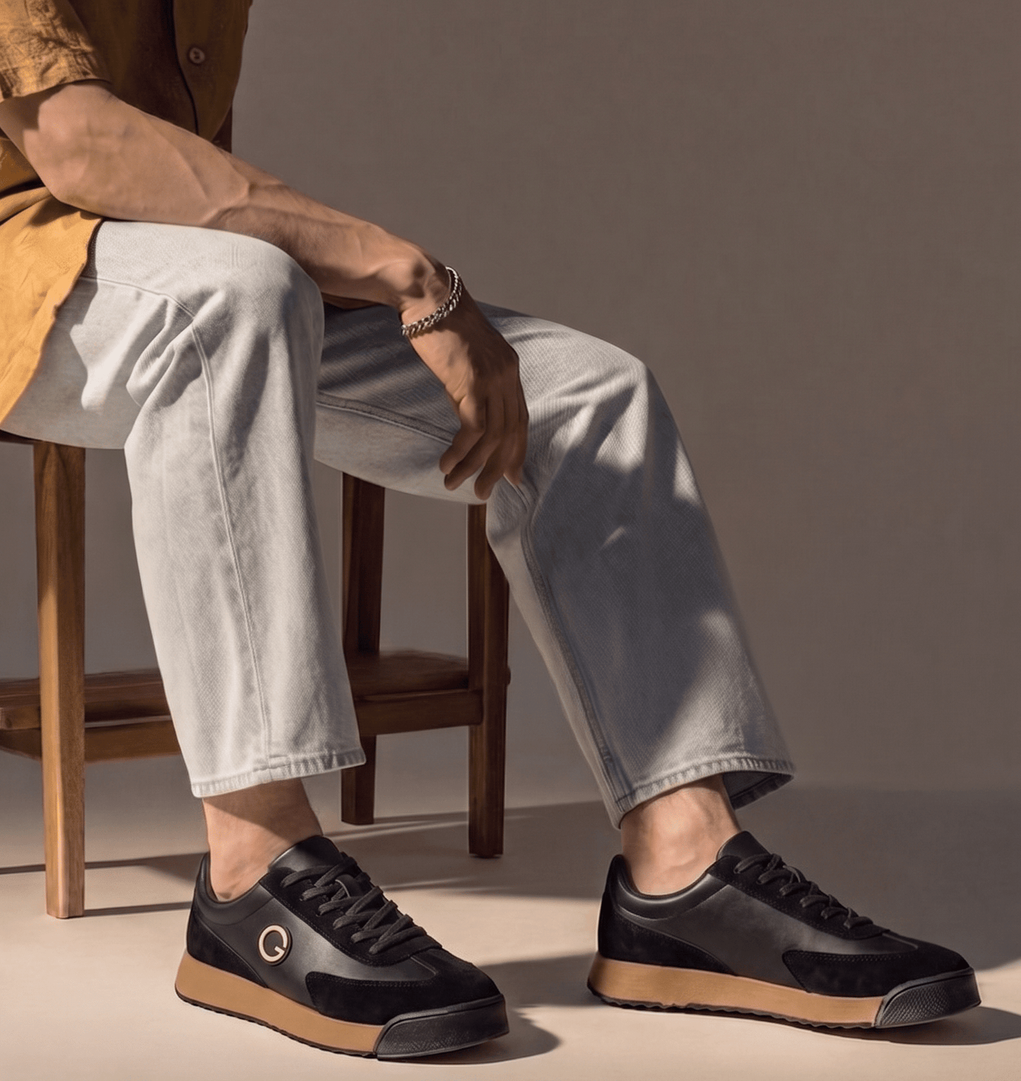 GIORANZ – Versatile Leather Sneakers GIORANZ – Versatile Leather Sneakers Blue Wolf Store 