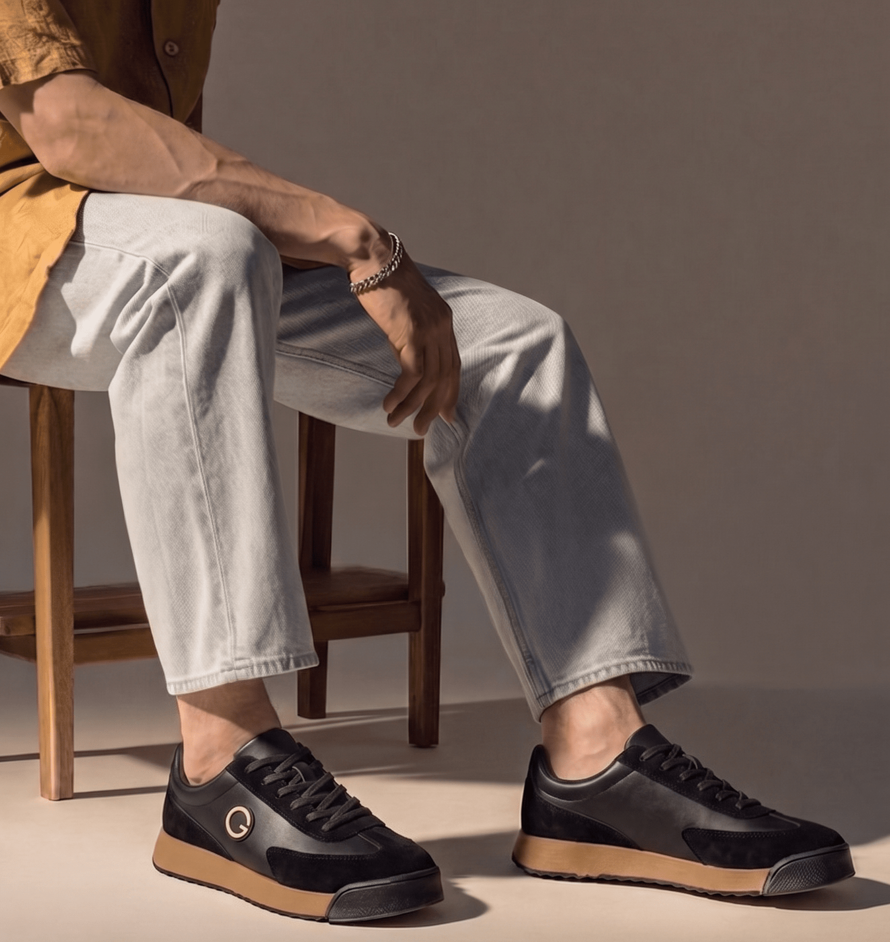 GIORANZ – Versatile Leather Sneakers GIORANZ – Versatile Leather Sneakers Blue Wolf Store 