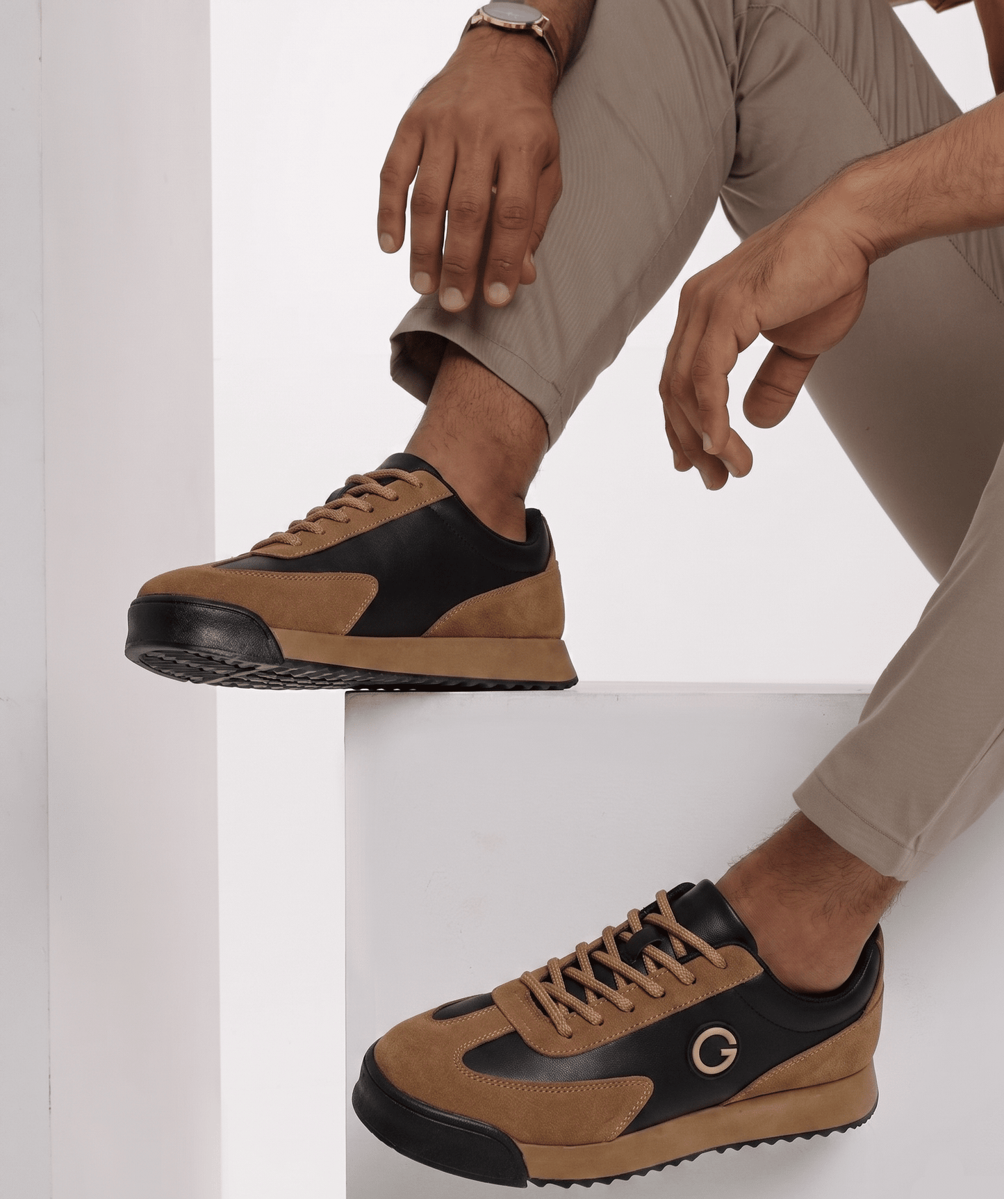 GIORANZ – Versatile Leather Sneakers GIORANZ – Versatile Leather Sneakers Blue Wolf Store 