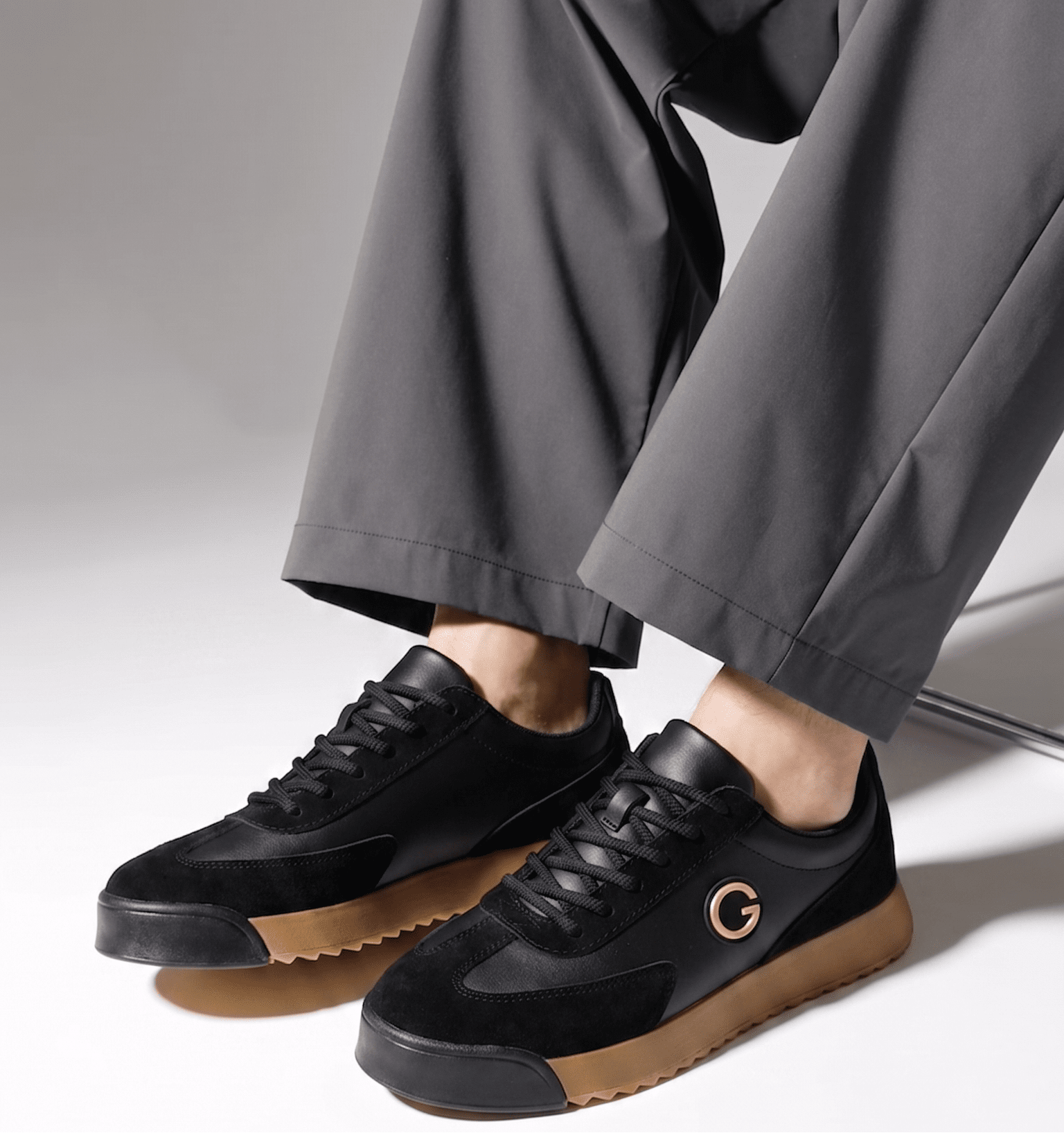 GIORANZ – Versatile Leather Sneakers GIORANZ – Versatile Leather Sneakers Blue Wolf Store 