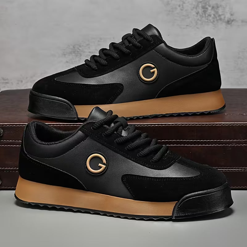 GIORANZ – Versatile Leather Sneakers GIORANZ – Versatile Leather Sneakers Blue Wolf Store 