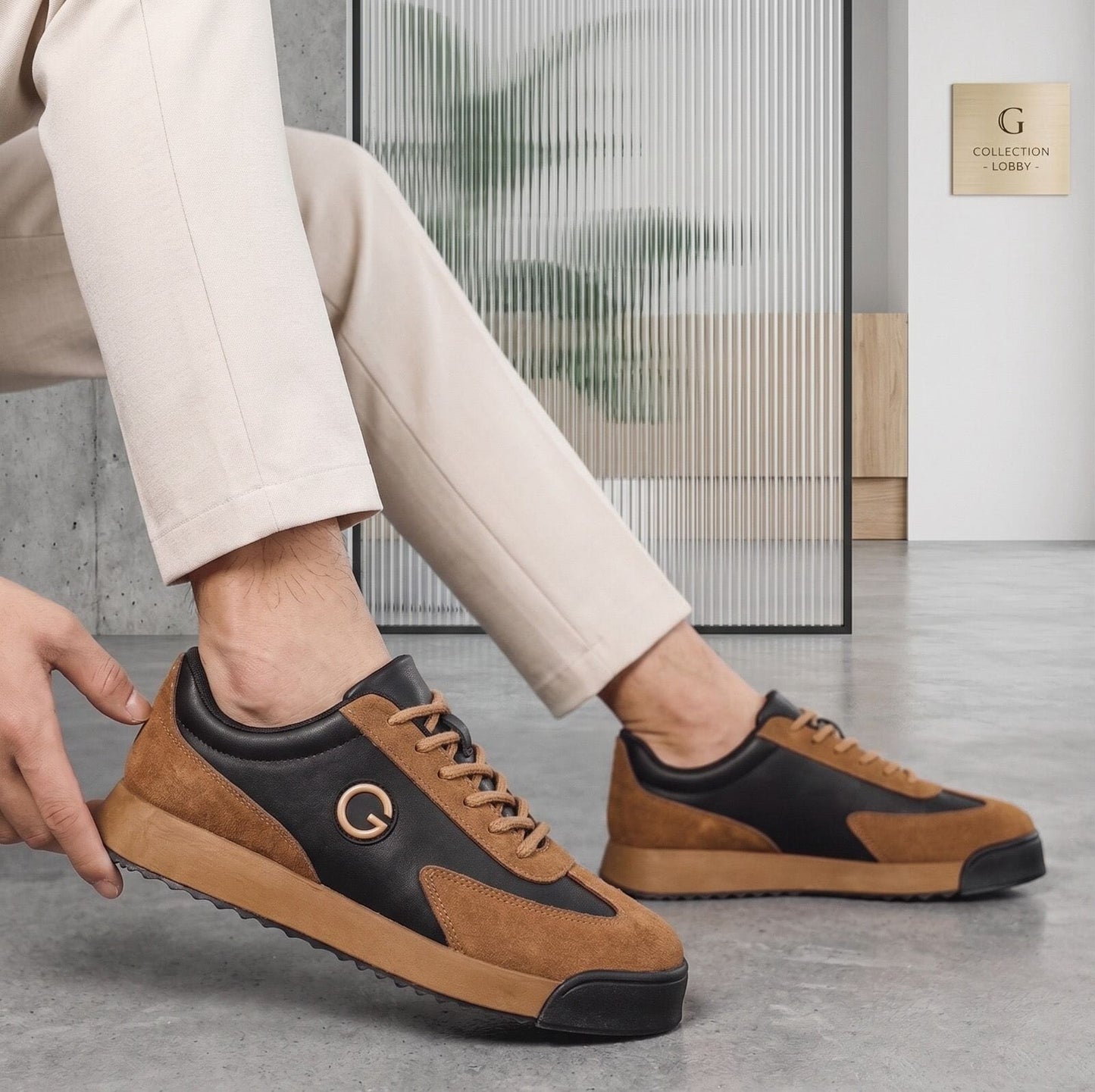 GIORANZ – Versatile Leather Sneakers GIORANZ – Versatile Leather Sneakers Blue Wolf Store 