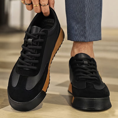 GIORANZ – Versatile Leather Sneakers GIORANZ – Versatile Leather Sneakers Blue Wolf Store 