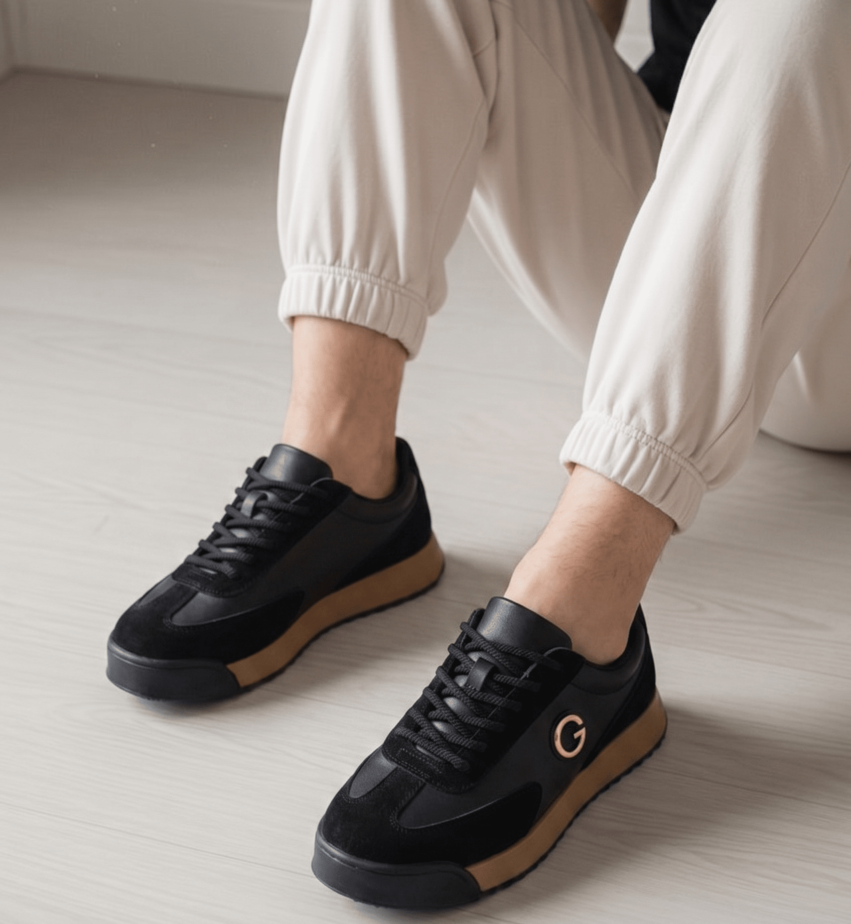 GIORANZ – Versatile Leather Sneakers GIORANZ – Versatile Leather Sneakers Blue Wolf Store 