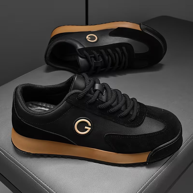 GIORANZ – Versatile Leather Sneakers GIORANZ – Versatile Leather Sneakers Blue Wolf Store 