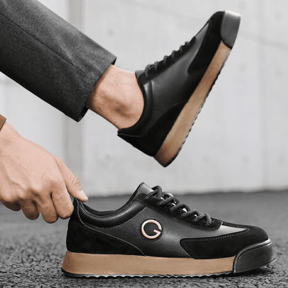 GIORANZ – Versatile Leather Sneakers GIORANZ – Versatile Leather Sneakers Blue Wolf Store 
