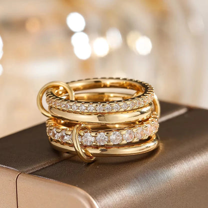 Golden Aura – Hypoallergenic Women’s Ring with Zirconia Golden Aura – Hypoallergenic Women’s Ring with Zirconia Blue Wolf Store Brilliant Gold 4 US 5 / UK-AU J½ / EU 49.3 