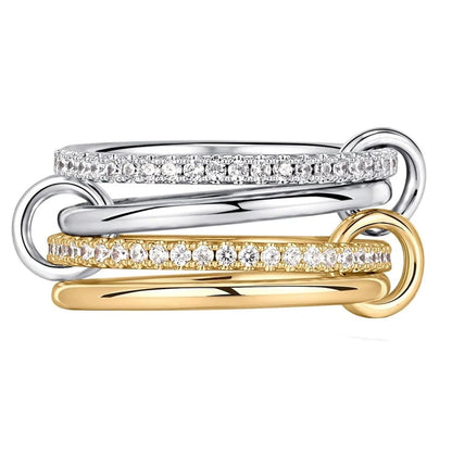 Golden Aura – Hypoallergenic Women’s Ring with Zirconia Golden Aura – Hypoallergenic Women’s Ring with Zirconia Blue Wolf Store Silver Gold Brilliant US 5 / UK-AU J½ / EU 49.3 