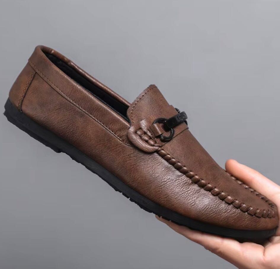 Halvern – Elegant Leather Loafers Halvern – Elegant Leather Loafers Blue Wolf Store 