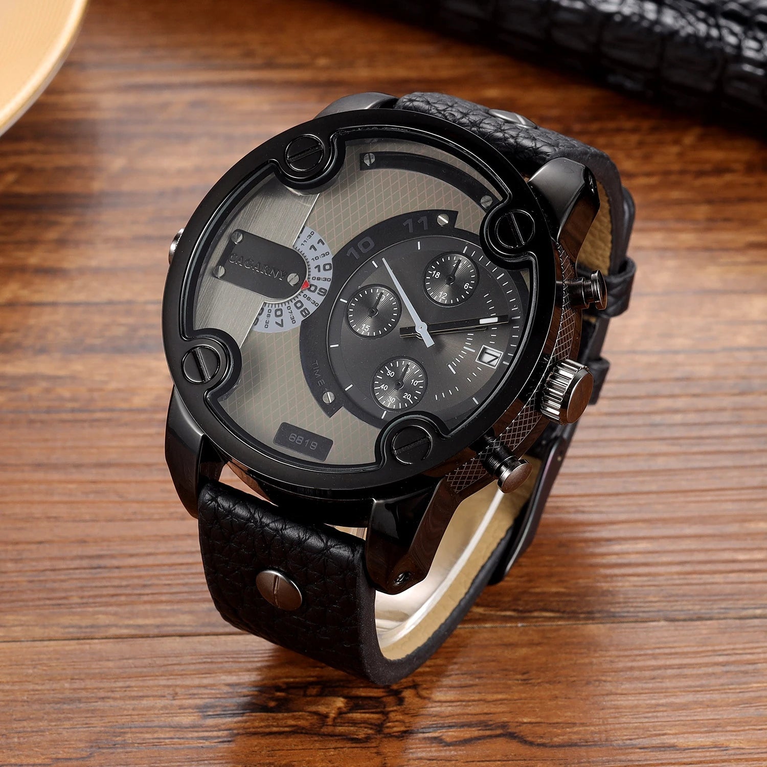 Heritage Leather Men's Watch Heritage Leather Men's Watch Blue Wolf Store 